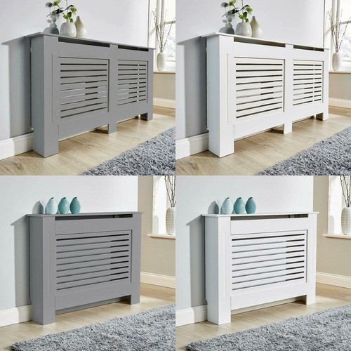 Radiator cover white - cover, grey