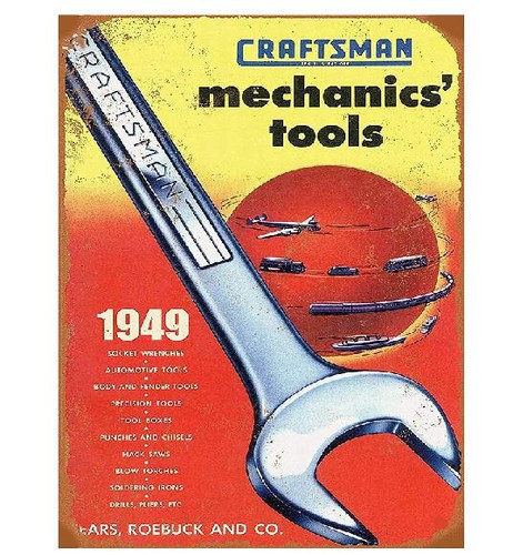 Craftsman tools retro rusted - craftsman,