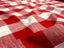 Gingham Linen Checked Cotton