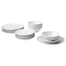IKEA GODMIDDA 18-Piece White