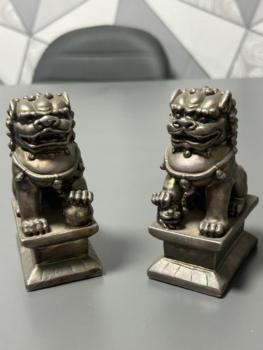 Antique silver pair chinese - antique,
