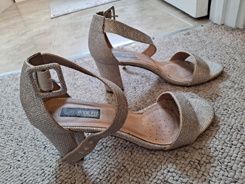 Sparkly ladies heeled sandles - heeled,