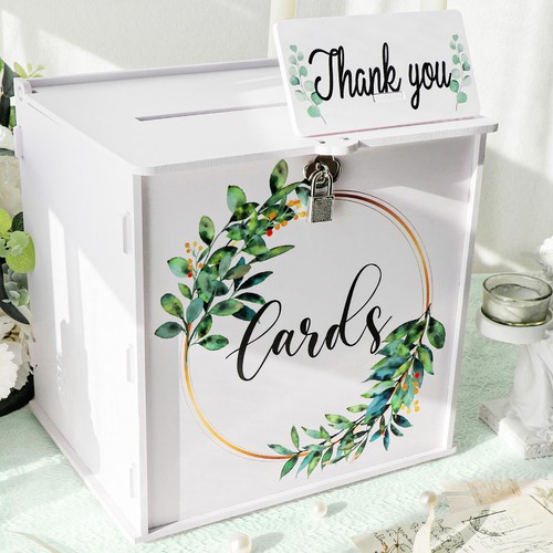 Gudelak white wedding card box - wedding,