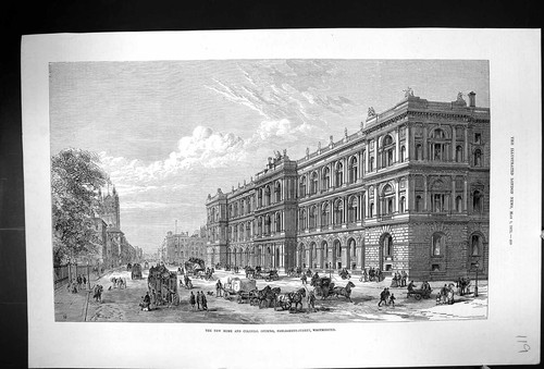 Old 1875 home colonial offices - colonial,