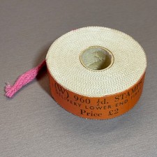 1958 Wildings 1/2d Orange Watermark Crowns Upright SG570 Complete Coil Roll 2 UM