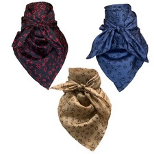 Wild Rag Wyoming Traders Cowboy Brands 20,34,42 Inch Silk Scarf Bandana S,L,XL