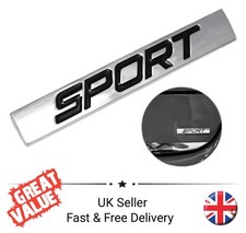 SPORT Metal Badge Emblem Black