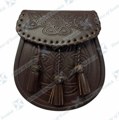 Scottish semi dress brown - scottish,