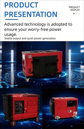 220v and 380v silent - and, diesel