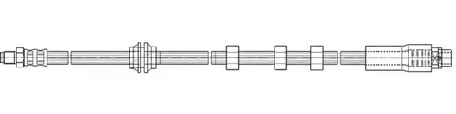 Flexible brake hose with