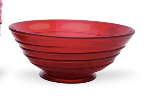 Ruby fruit bowl red - ruby,