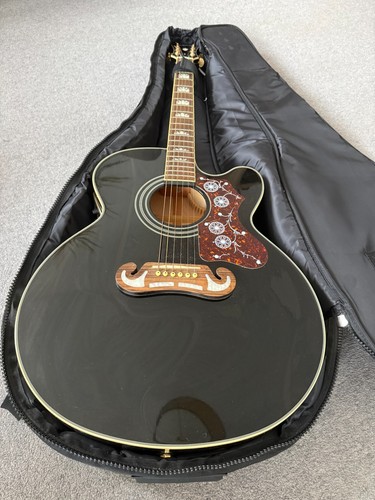 Epiphone 200ce black - ej-200ce/bk,