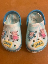 PEPPA PIG BLUE CROCS SHOES by GEORGE AT ASDA KIDS UK 6