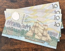 Australia E18 - $10 Australian Dollars Banknote - Pick 49b - 1988   