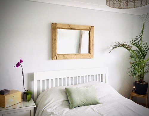 Driftwood mirror wooden - mirror,