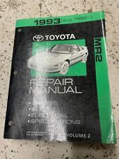 1993 Toyota MR2 MR 2 Service