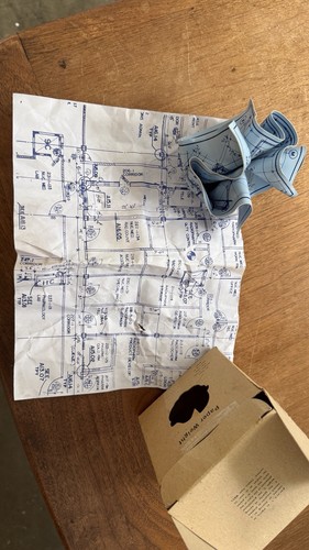 Vintage moma blueprint - m&co,