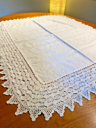 Handmade white patterned - white,