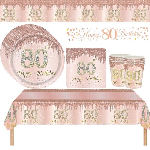 Rose gold 80th - gold,