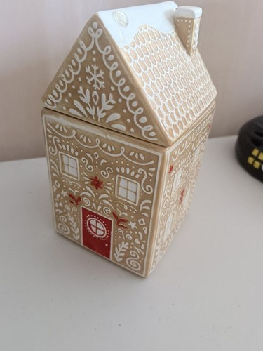 Ceramic gingerbread house - ceramic,