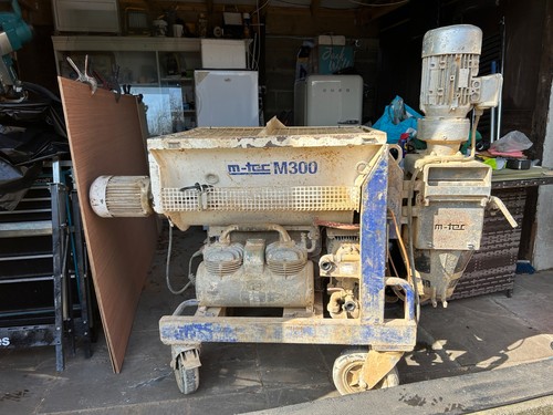 Spray render plaster - spray, machine