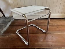 Stainless Steel & Rope Foot Stool/Shower Stool 16”x16”x16” Excellent Condition
