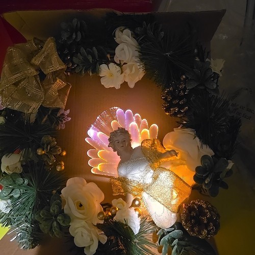 Vintage christmas fiber optic - vintage,