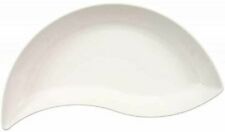 Villeroy & Boch Serving Bowl Plate Premium Porcelain White Curved