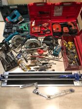 Makita Saw Hilti Drill Tile Cutter Joblot Job lot Car Boot Tools Batterie Hammer
