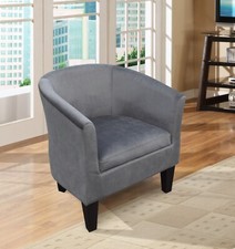 Brushed Velvet Tub Chair In