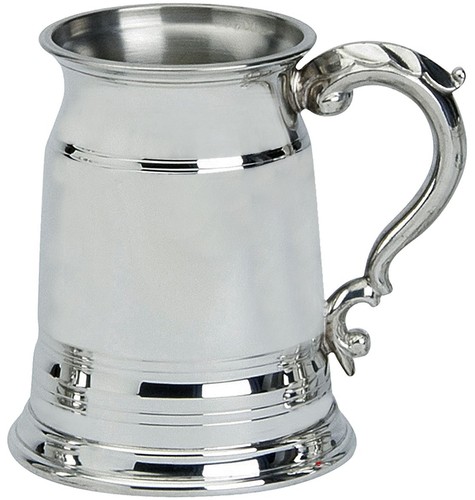 Pewter tankard old london - old,