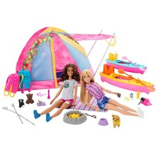 Barbie Camping Playset 2 Dolls
