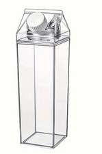 1pc Milk Carton Travel Clear
