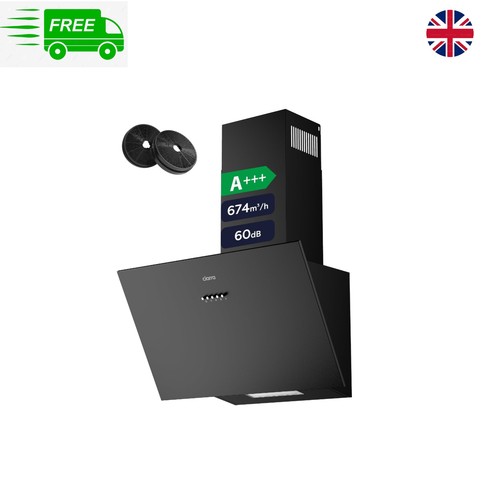 Stylish 60cm black extractor - stylish,