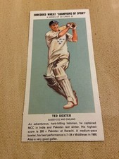 TED DEXTER (SUSSEX) - SHREDDED WHEAT CHAMPIONS OF SPORT #2