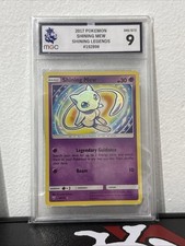 Pokémon TCG Shining Mew Shining Legends Holo Card MGC 9