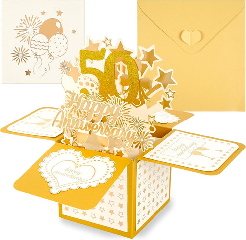 50th golden wedding - golden,