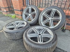 🌟Vw t5 20 inch alloy wheels 5x120 with MATCHING TYRES 7M++ VW T5 VIVARO TRAFFIC