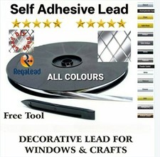 Self adhesive lead strip for - lead,