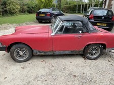 MG Midget 1500 1977 Spares Or Repairs. Bring Trailer!  Tyres Hold Air For Moving