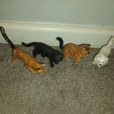 Funrise 1989 Cat Bundle Hard Plastic Toys