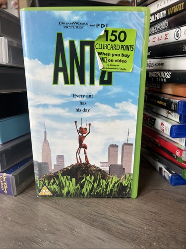 Antz vhs pal video tape - vhs,