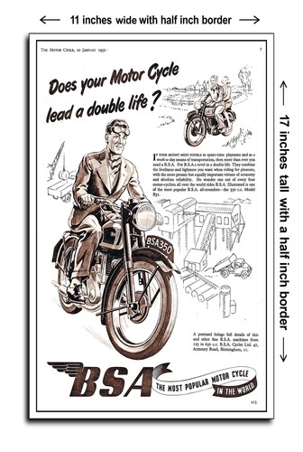 1952 bsa 350 model b31 - 1952,