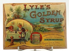 Retro 1960's vintage Lyle's Golden Syrup advertising sign - Fab condition