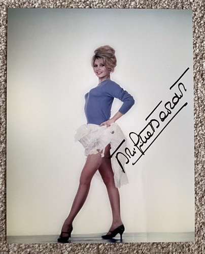 Brigitte bardot signed - bardot,