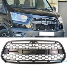 Grille For Ford Transit MK8 Grill 2015 16 17 18 2019 Raptor Style Grille Black