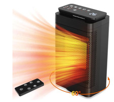 Fan Heather Ceramic Portable With Remote Control Fast Heating Rotatable