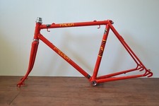 Vintage Raleigh Pacer XS Youth 16.5" 42cm Red Steel Road Bike Frame & Fork