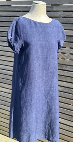 Toast blue linen viscose - toast,