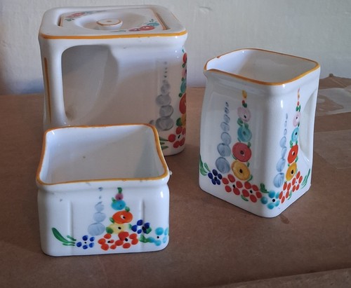 Art deco cube tea set - cube,